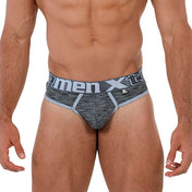 Microfiber Thongs Gray - tanga hombre - ropa interior masculina - lenceria hombre - calzoncillo