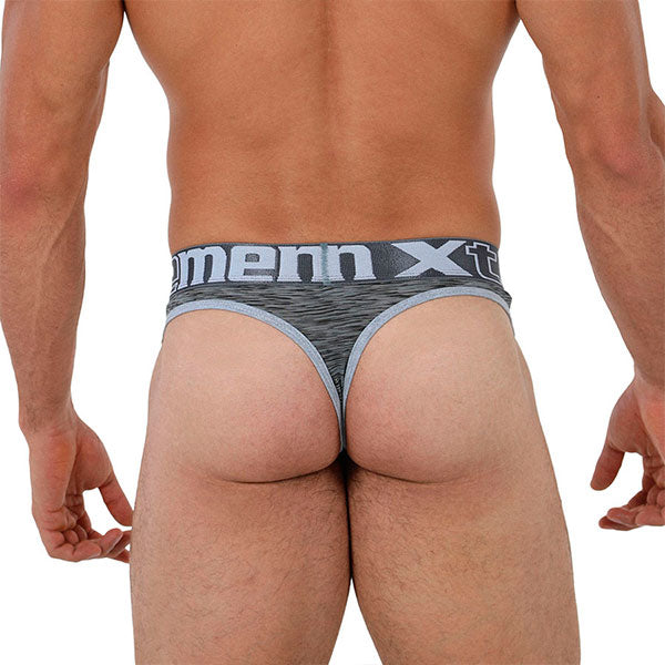 Microfiber Thongs Gray - tanga hombre - ropa interior masculina - lenceria hombre - calzoncillo
