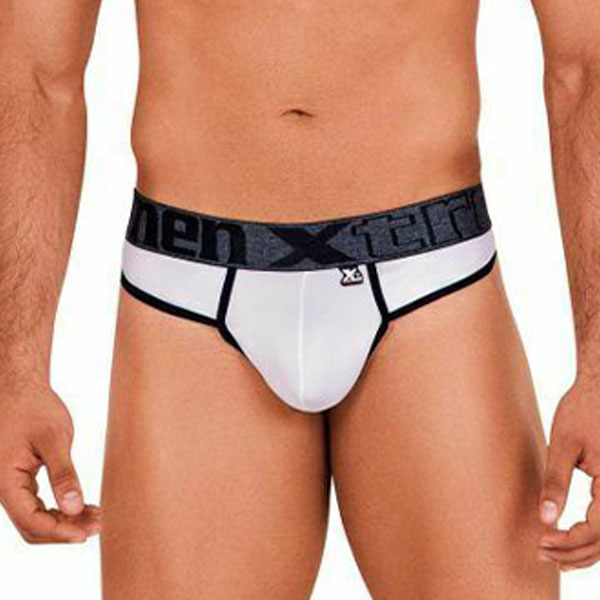 Microfiber Thongs White - tanga - calzoncillo - ropa interior hombre - lenceria masculina