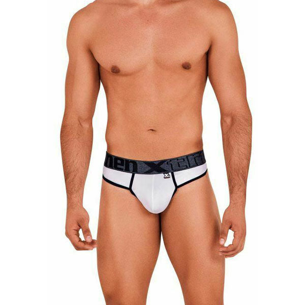 Microfiber Thongs White - tanga - calzoncillo - ropa interior hombre - lenceria masculina