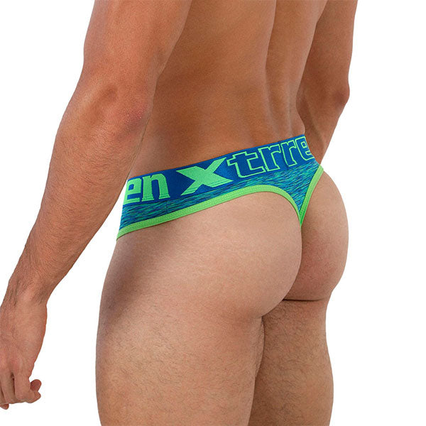 Microfiber Thongs royal blue- tanga - calzoncillo - ropa interior hombre - lenceria masculina