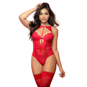 Mini Hearts Teddy - Bodysuit erotico - Body lenceria sexy - ropa interior femenina