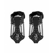 Muñequeras calaveras y puas de Ouch! - kynk - Bondage - Sexshop Dominame.cl - OU309BLK