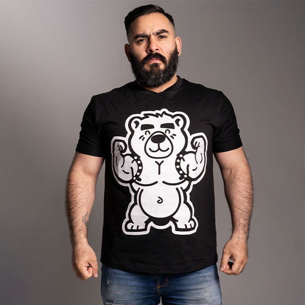 POLERA FLEXING BEAR - polera manga corta - camiseta manga corta