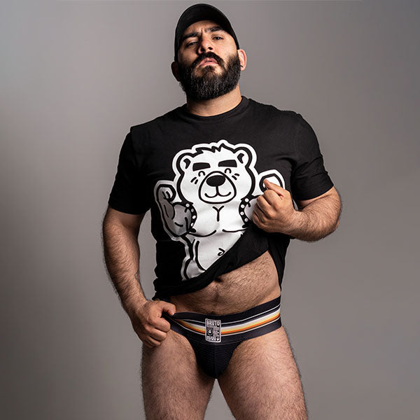 POLERA FLEXING BEAR - polera manga corta - camiseta manga corta