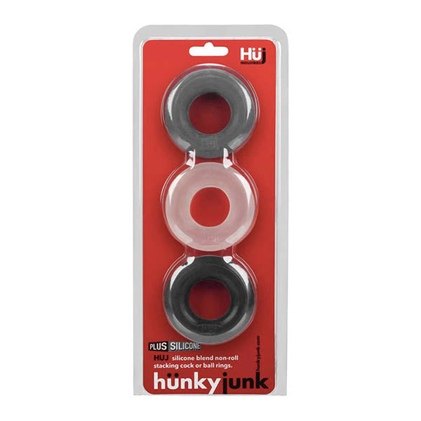 Pack anillos erectores Hunky Junk HUJ Oxballs - Sex shop online