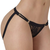 Panty hilo levanta cola - lenceria femenina - color negro - sexshop dominame - calzon - jockstrap femenino