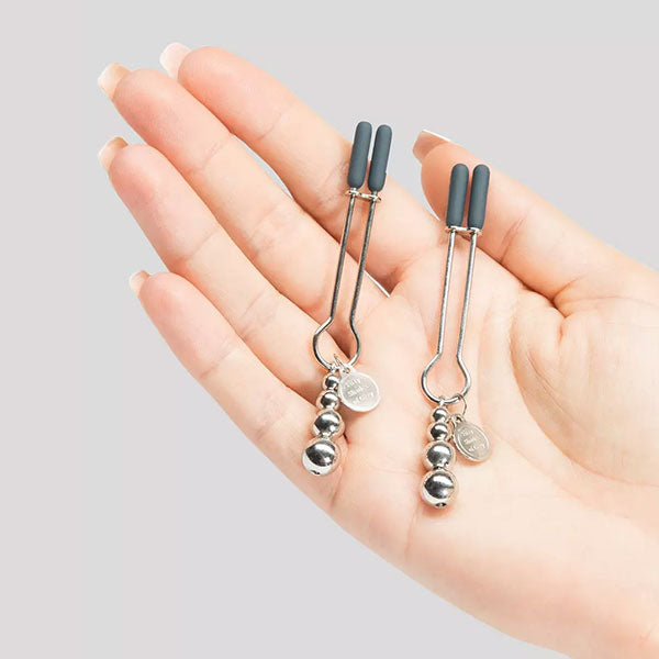 Pinzas para pezones ajustables - 50 sombras de grey - bdsm - bondage - juguetes eroticos - pezoneras - juguetes sexuales - sexshop chile