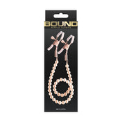 pinzas para pezones - bound - nsnovelties - bdsm - iniciando en la sumisión - placer de pezones - juego erotico - fetiche - juego de presion - perlas para pezones - pinzas de silicona - presion regulable - nipple clamps - sexshop dominame 