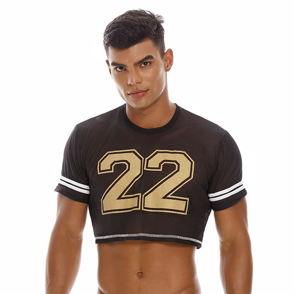 Pistons Crop Top Black - Indumentaria de Fiestas - Accesorios - Sexshop