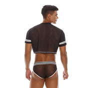 Pistons Crop Top Black - Indumentaria de Fiestas - Accesorios - Sexshop