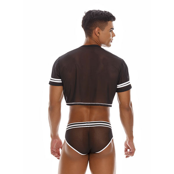 Pistons Crop Top Black - Indumentaria de Fiestas - Accesorios - Sexshop