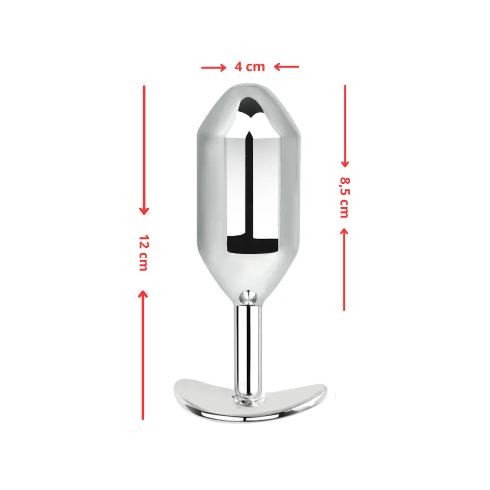 Plug Anal Metalico Pothos - dominame - plug anal - plug juguete sexual - dilatador anal - plug sex - Sex shop Dominame.cl