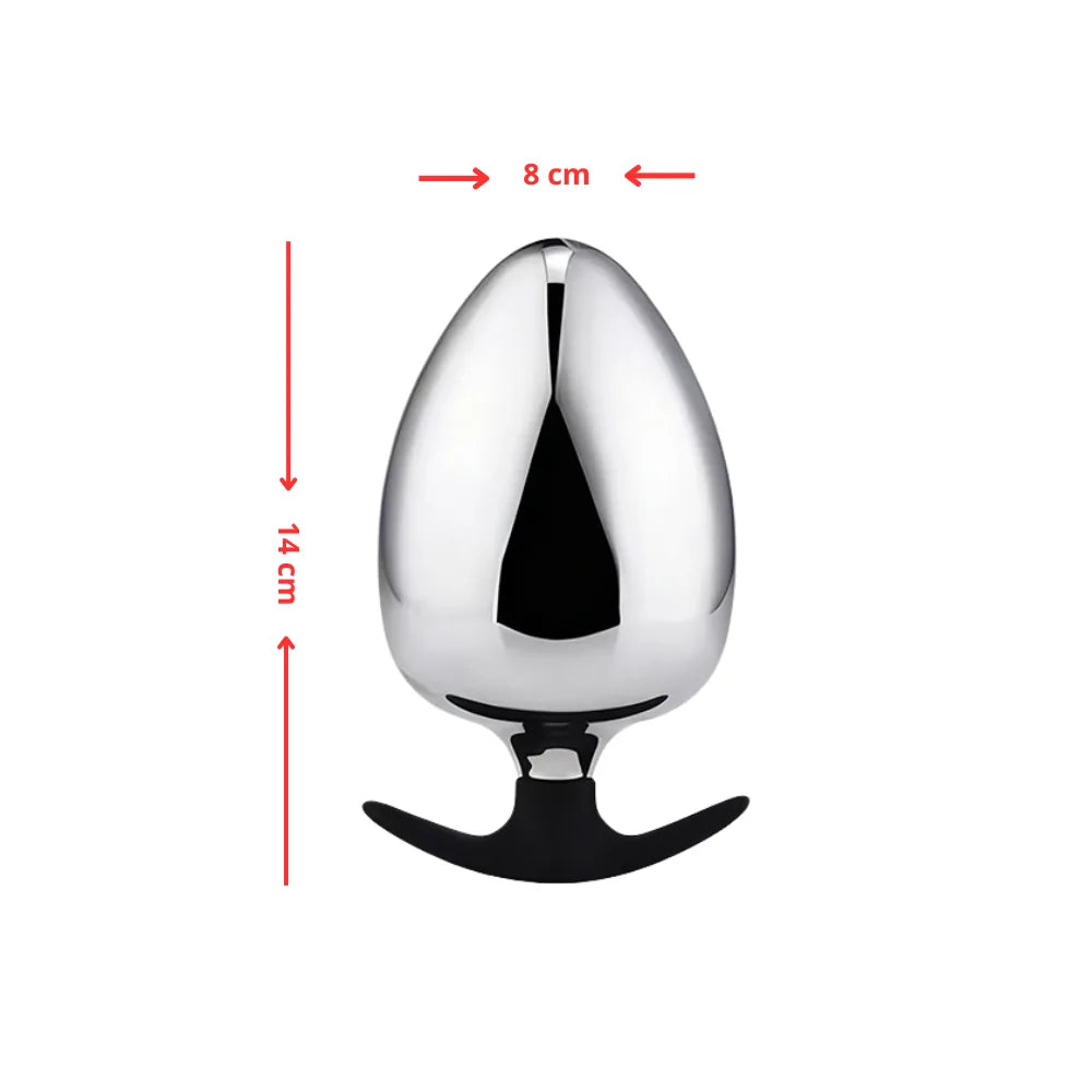 Plug Anal Metalico Priapo - plug anal - fisting - juguetes xxl - sexo anal - sexshop chile - dominame