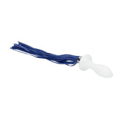 Plug Anal y Fusta Chrystalino de Ouch - Dilatador anal  de vidrio - bondage - Sexshop Dominame.cl - CHR020WHT