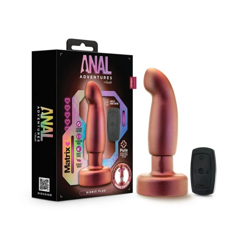 Plug anal vibrador Bionic - Envos discretos Dominame Plug anal vibrador Bionic - Envos discretos Dominame