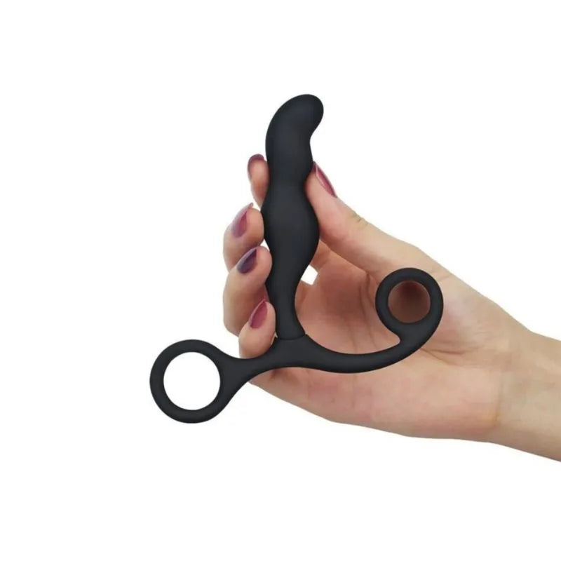 Plug - Prostatico - Silicona - Lovetoy -Estimulador - deprostata - LV2613BK -Sexshop - dominame