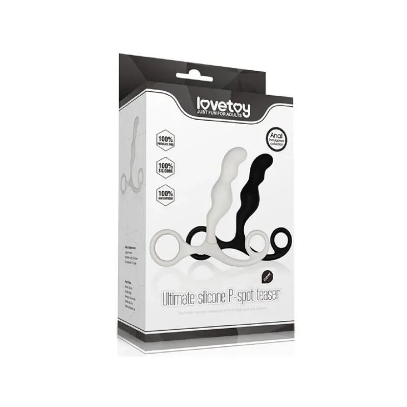 Plug - Prostatico - Silicona - Lovetoy -Estimulador - deprostata - LV2613BK -Sexshop - dominame