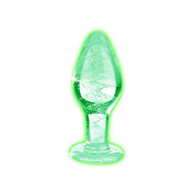 Plug Anal De Vidrio Fluorescente - Dilatacion anal - tapon anal - envios discretos