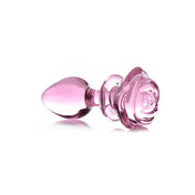 Plug Anal de Cristal Rosa Large - Sexo anal - estimulación anal - envios discretos sexshop