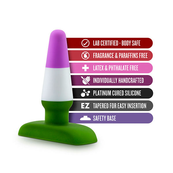 Plug Pride P6 - Mas Alla - plug anal - dilatador anal - plug dolatador - uguetes anales- juguete sexual - sexshop - envio discreto