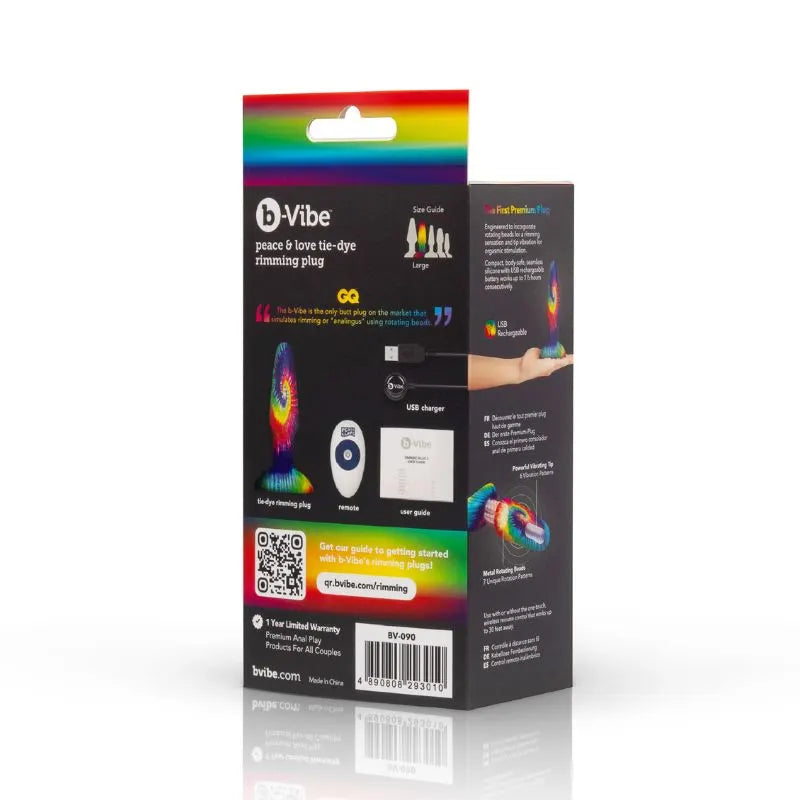 Plug anal - vibraciones -movimiento -Bvibe -BV090 - sexshop - dominame