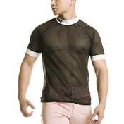 Polera Mallas Destructive Black/white - Polera transparente - camiseta erotica hombre