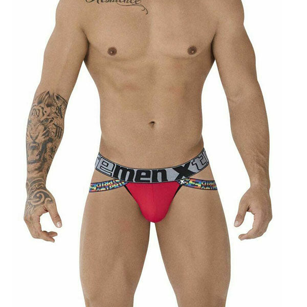 Pride Jockstrap Red - suspensorios masculino - jock - lenceria masculina - ropa interior deportiva hombre