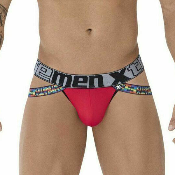 Pride Jockstrap Red - suspensorios masculino - jock - lenceria masculina - ropa interior deportiva hombre