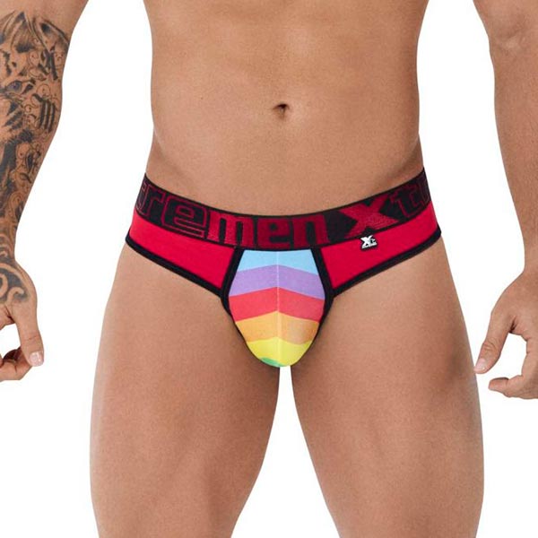 Pride Thongs Red - tanga - lenceria masculina - ropa interior hombre sexy