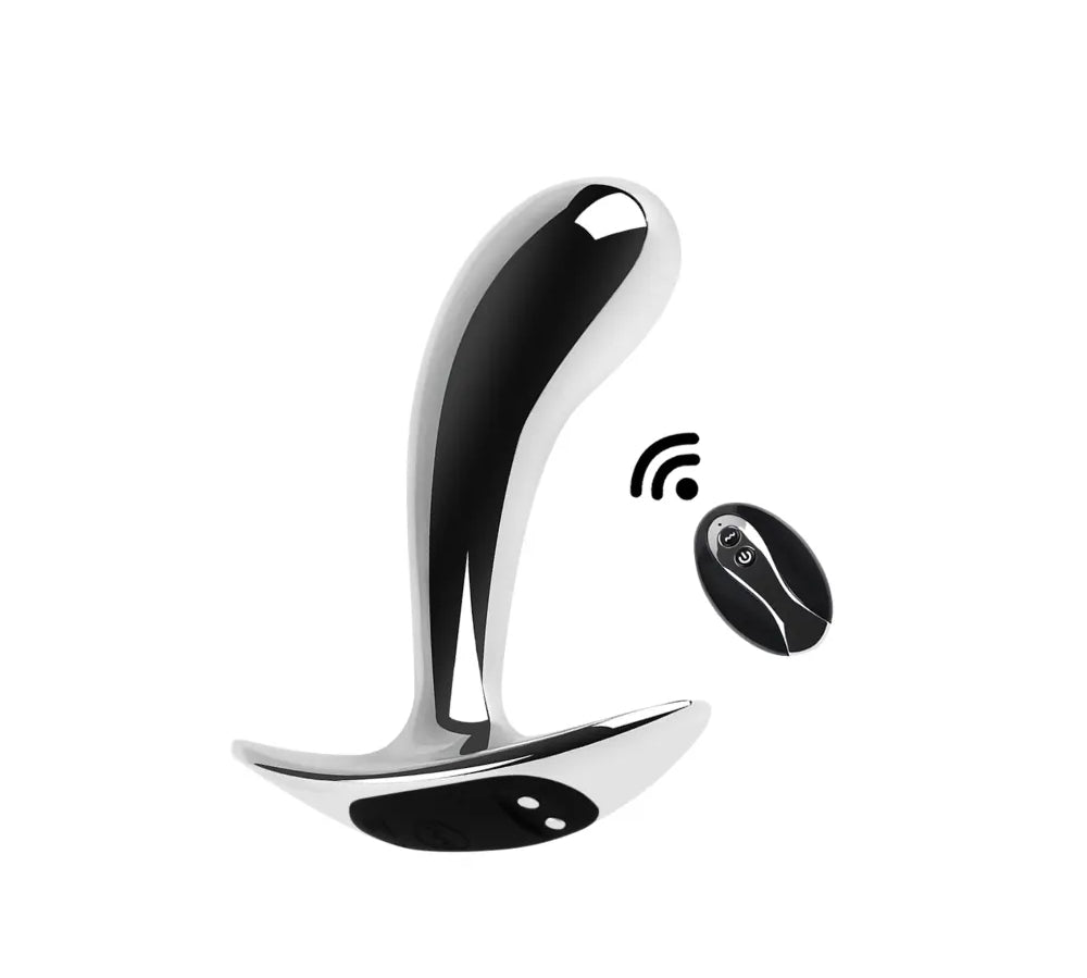 Prostatico Metalico Vibrante Loki - anal - prostata - juguete con control remoto - sexshop chile - dominame