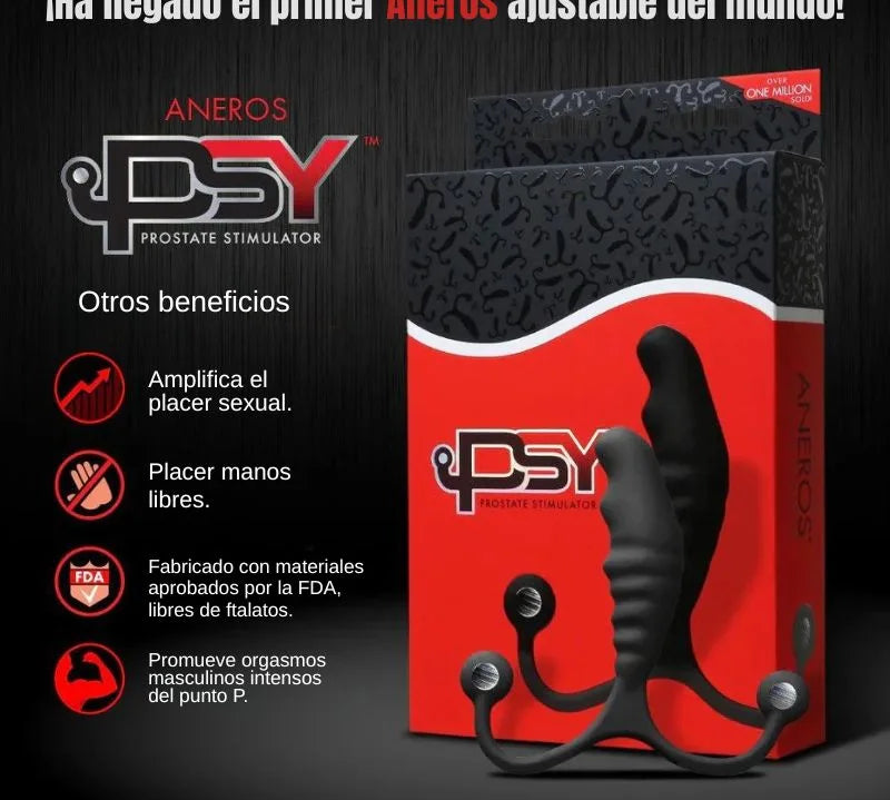 Prostático Psy de Aneros - Juguetes anales y de prostata en Dominame.cl el sex shop mas grande de Chile