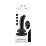 Prostatico de Vidrio Vibrante Prickly de Ouch - Vibrador de prostata de vidrio - Sexshop Dominame.cl - CHR040BLK