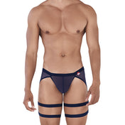 Rebel Garter Thongs Dark Blue - tanga - portaligas hombre - lenceria masculina -Ropa interior erotica de hombre