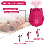 Rosa Succionadora - succionador de clitoris - juguetes sexual - juguetes eroticos - succionador de mujer - juguetes sexuales discretos - sexshop chile - envios discretos