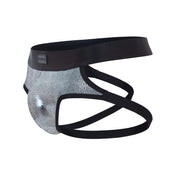 jockstrap brillante - tela brillante - lenceria de fiesta - lenceria erotica - baile sexy - prenda coqueta - lenceria masculina - levanta gluteos - trasero al descubierto - prenda intima - jockstrap erotico - clever - dominame - sexshop dominame