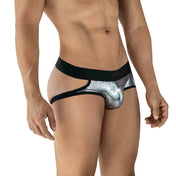 jockstrap brillante - tela brillante - lenceria de fiesta - lenceria erotica - baile sexy - prenda coqueta - lenceria masculina - levanta gluteos - trasero al descubierto - prenda intima - jockstrap erotico - clever - dominame - sexshop dominame