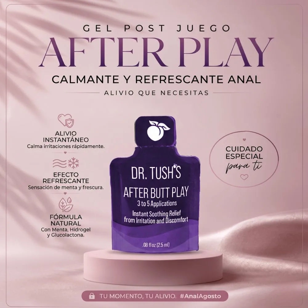 Sachet After play calmante y refrescante anal - sex shop dominamecl