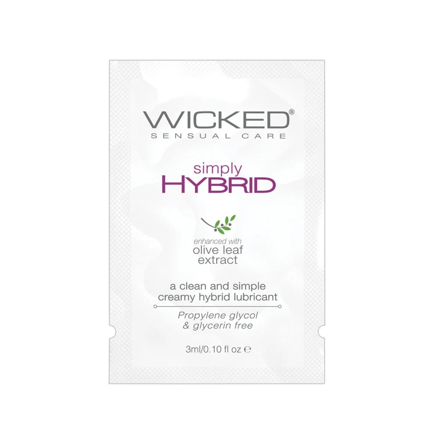 Sachet Lubrciante Hibrido de Wicked Sensual Care - 10 ml Lubricante - Sex shop dominamecl