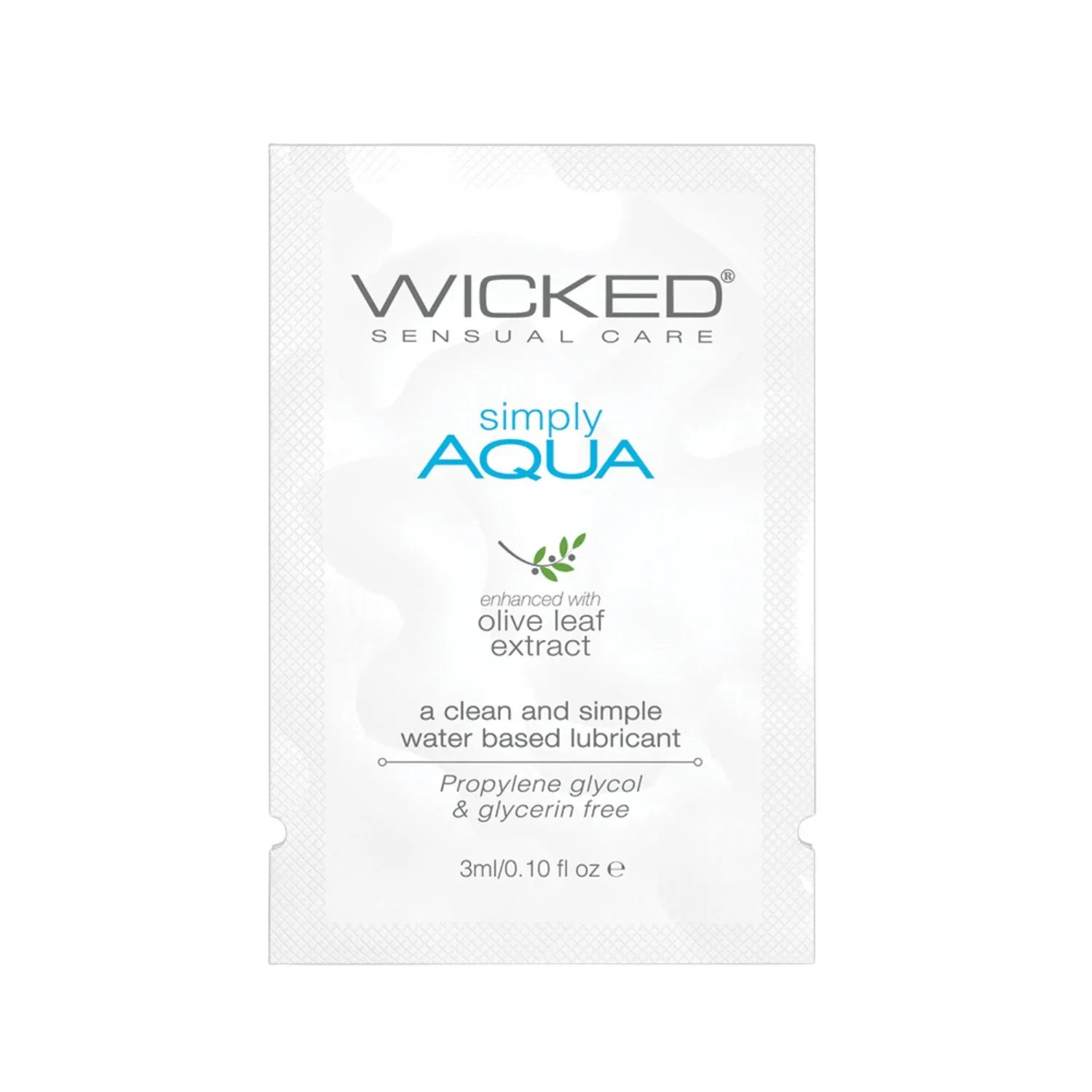 Sachet Lubrciante a base de agua de Wicked Sensual Care - 10 ml Lubricante - Sex shop dominamecl