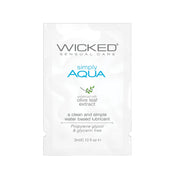Sachet Lubrciante a base de agua de Wicked Sensual Care - 10 ml Lubricante - Sex shop dominamecl