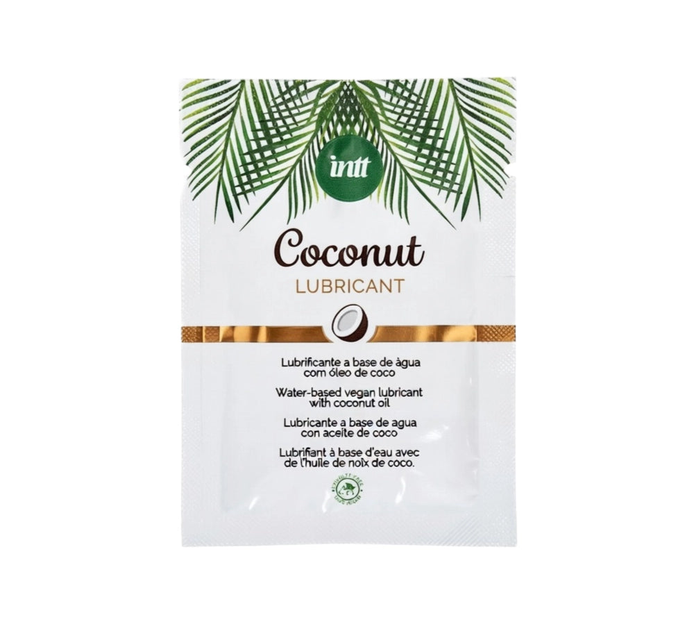 lubricante egano - lubricante intimo - lubricante con aceite de coco - lubricante comestible - lubricante a base de agua - textura suave - placer comestible - sexshop dominame - intt