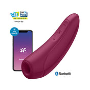 Satisfyer Curvy 1+ Red - succiona, vibra y tiene App gratis - Dominame.cl sex shop