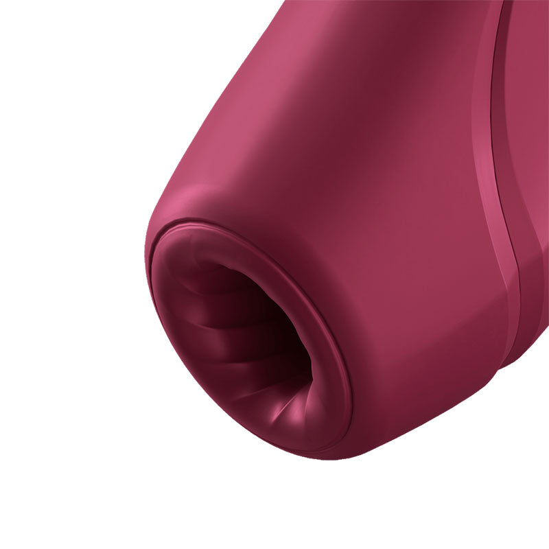 Satisfyer Curvy 1+ Red - succiona, vibra y tiene App gratis - Dominame.cl sex shop