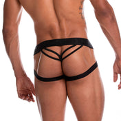 Secrecy Jockstrap Black - suspensorio - ropa interior masculina - lenceria erotica para hombre