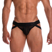 Secrecy Jockstrap Black - suspensorio - ropa interior masculina - lenceria erotica para hombre