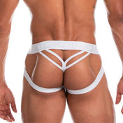 Secrecy Jockstrap White - suspensorio - ropa interior masculina - lenceria erotica para hombre