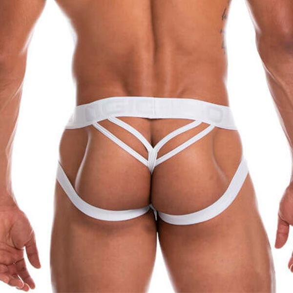 Secrecy Jockstrap White - suspensorio - ropa interior masculina - lenceria erotica para hombre