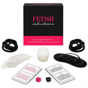 Seducciones fetichistas - juego de mesa erotico - juego erotico - juego sexual - BDSM - fetiche - vela de masaje - carta eroticas - cuerda de amarras - plumas suaves - antifaz erotico - juego de parejas - accesorios BDSM - fetichismo - sexshop - dominame 