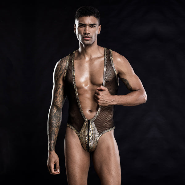 Sensualidad Salvaje - JSY - bodie - body hombre - traje erotico masculino - ropa intima sensual - cosplay